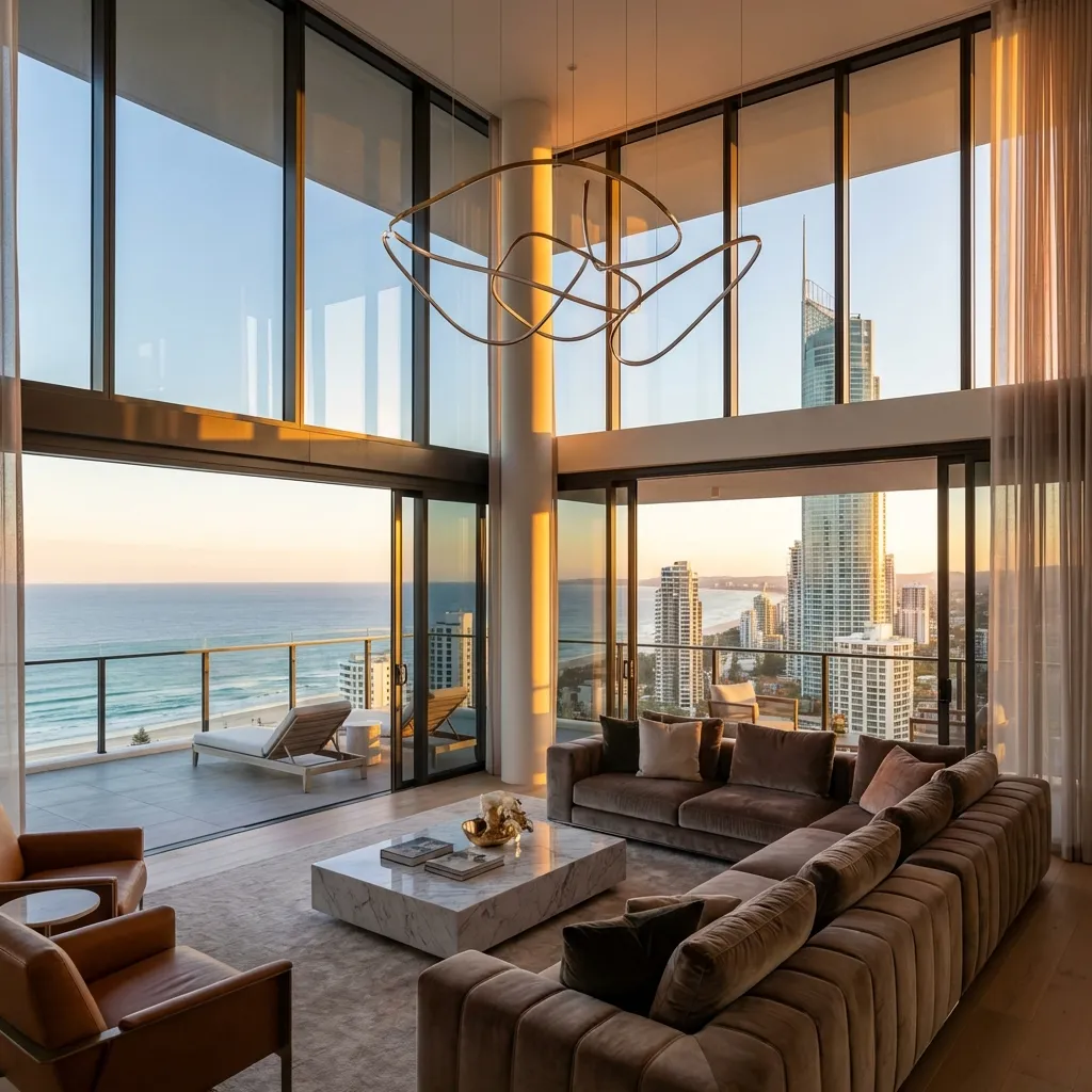 Luxury Gold Coast Penthouse with Ocean View